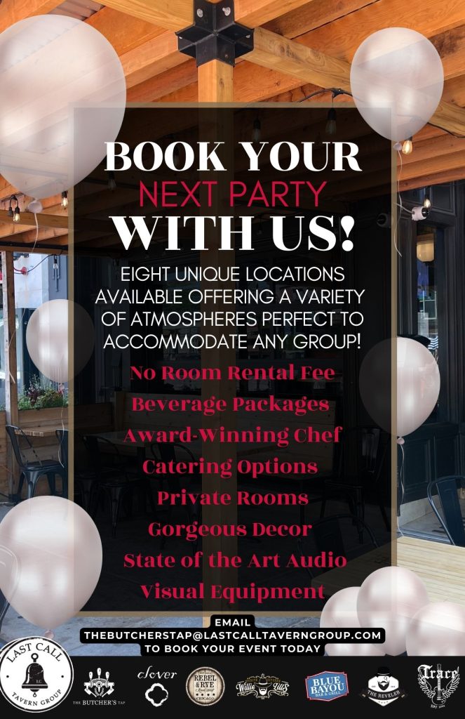 Book Your Next Party at The Butcher's Tap!