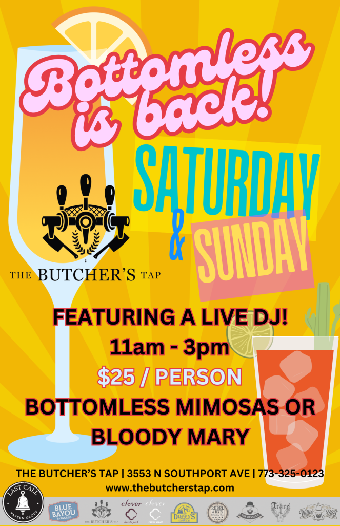 Bottomless Brunch – Saturdays & Sundays