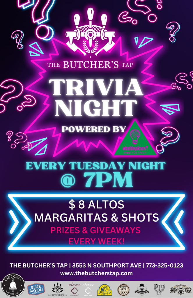 Tuesday Trivia Night