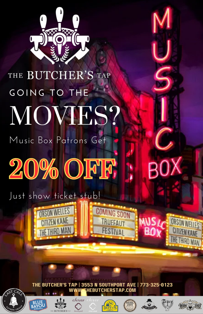 Movie Night Perk – Music Box Theater Deal