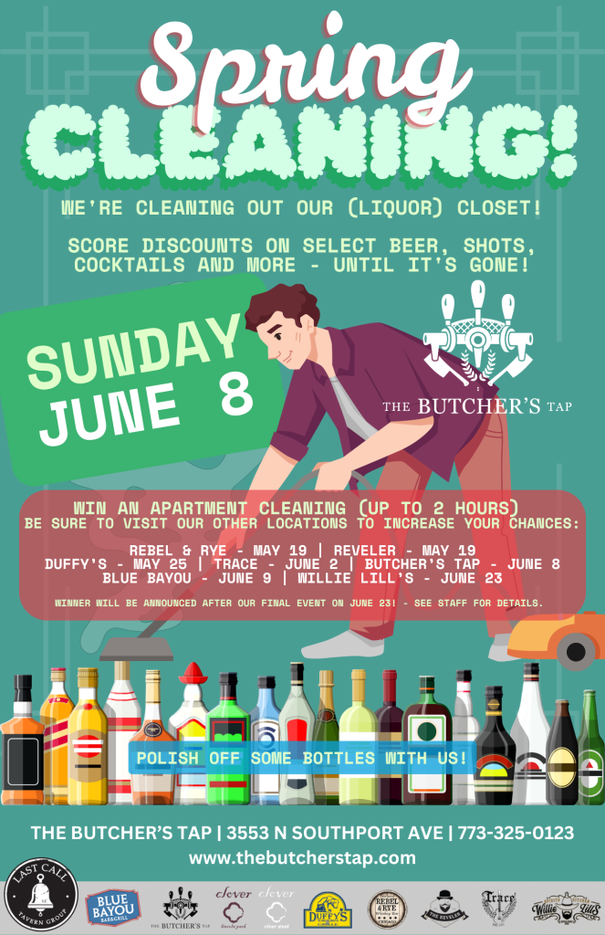 Spring Cleaning – Sunday, June 8