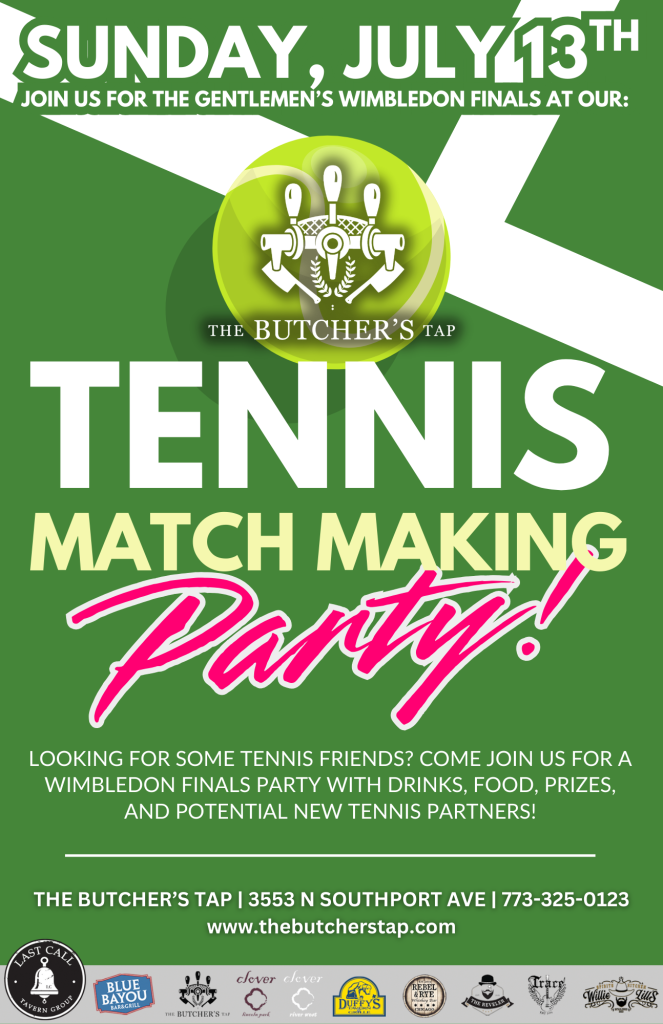 Tennis Match Making Party – Wimbledon Finals