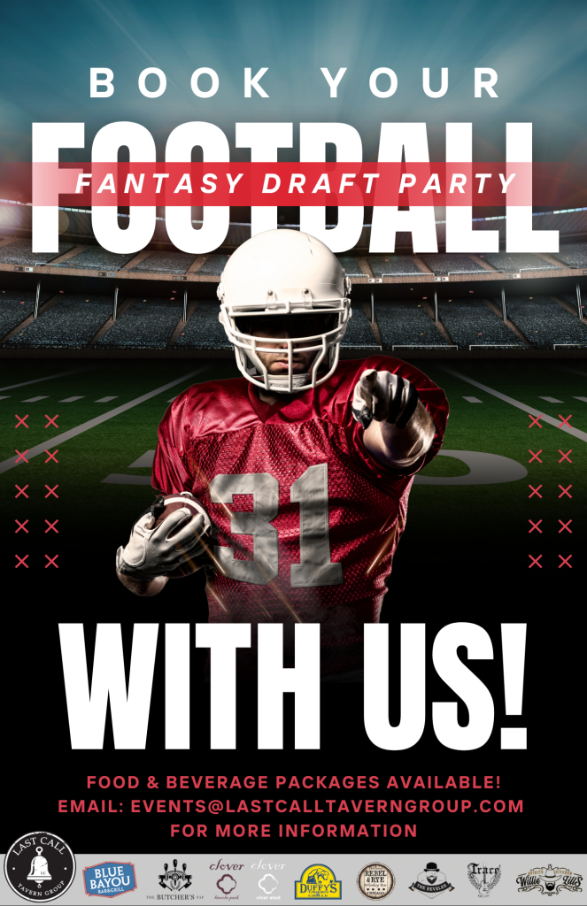 Book Your Fantasy Football Draft Party!