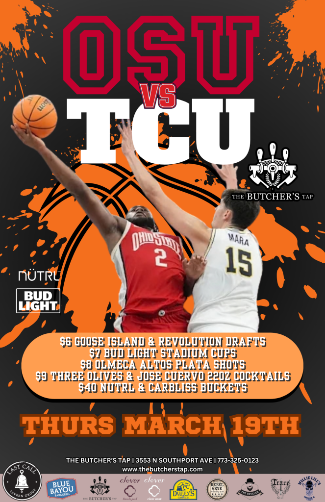 OSU vs TCU Watch Party – Thursday, March 19 at The Butcher’s Tap
