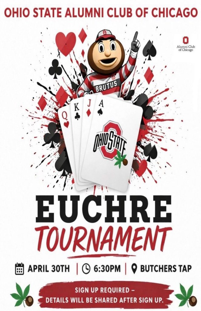 Ohio State Alumni Euchre Tournament – The Butcher’s Tap – April 30