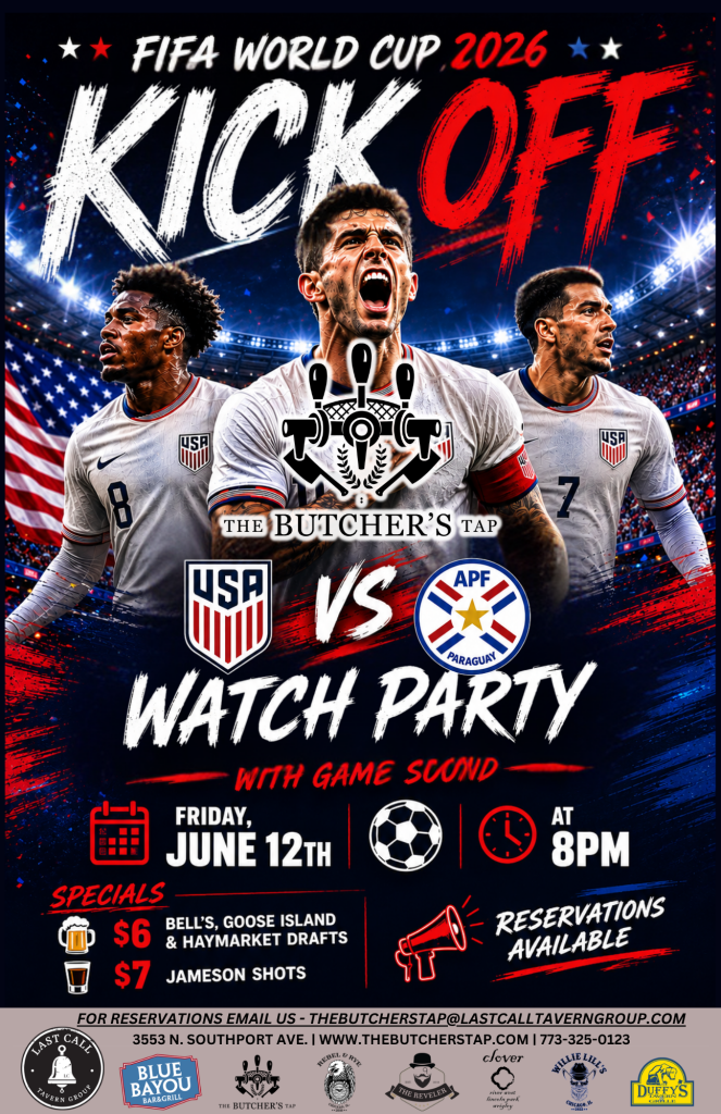 USA vs. Paraguay World Cup Watch Party | The Butcher's Tap | June 12, 2026