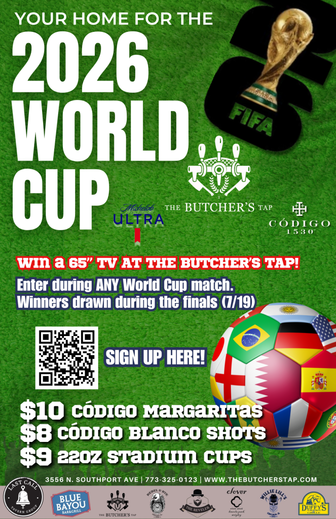 Now Through July 19, 2026 | 2026 World Cup TV Giveaway | The Butcher’s Tap