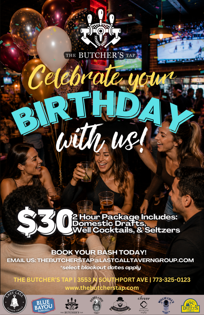 Celebrate Your Birthday With The Butcher’s Tap