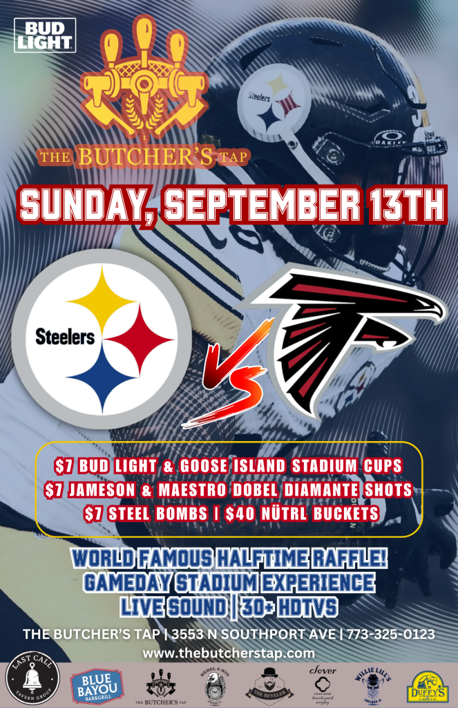 09-13-26 | Steelers vs. Falcons Watch Party | The Butcher’s Tap
